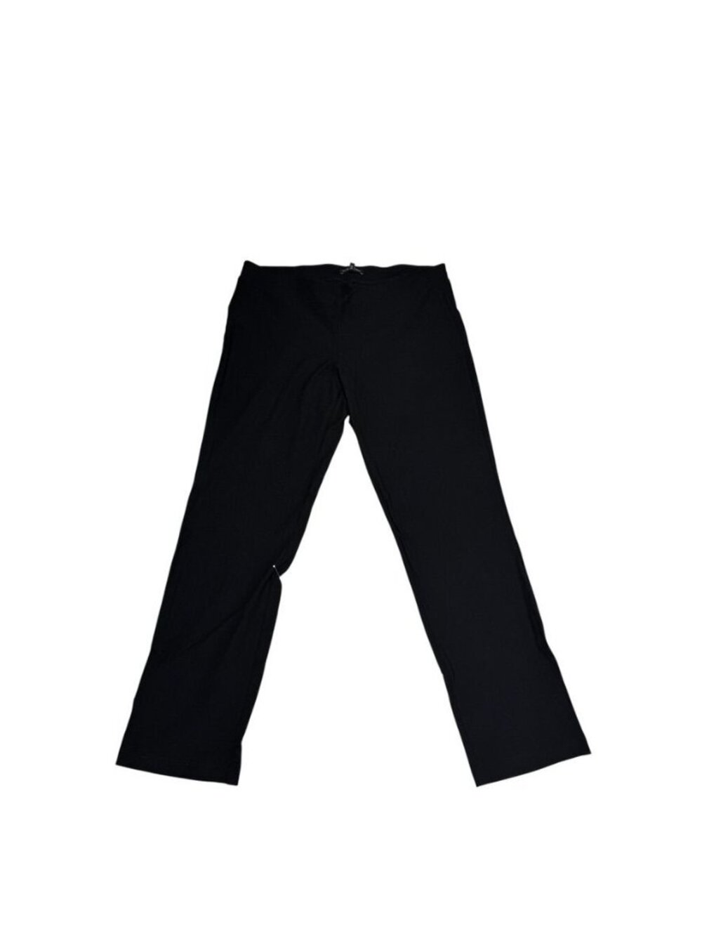 Eileen Fisher Straight Cut Leggings Black Size Medium